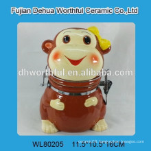 Superior monkey shape ceramic seal pot